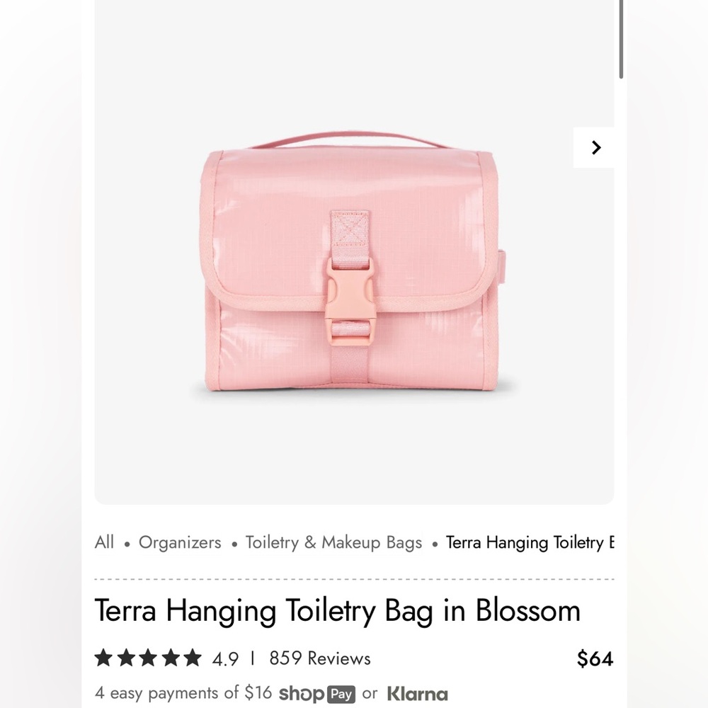Calpak toiletry bag
